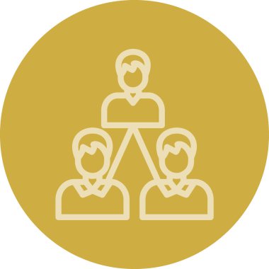 iş insanları simgesi, vektör illüstrasyonu