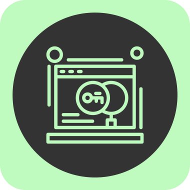 Modern simgenin vektör illüstrasyonu