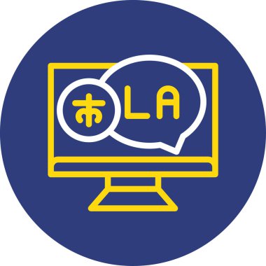 Bilgisayar monitörü. Web simgesi