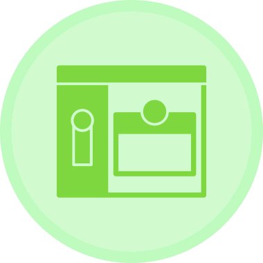 Modern bir simgenin vektör illüstrasyonu