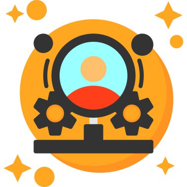 Uydunun basit vektör simgesi