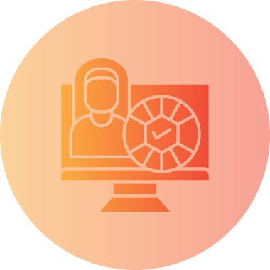 seo modern simgesinin vektör illüstrasyonu