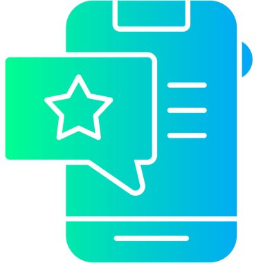 Sohbet simgesi, vektör çizimi