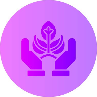 bitki simgesi vektör illüstrasyonu