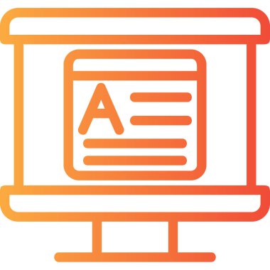 belge simgesi vektör illüstrasyonu