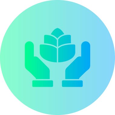 Bitki simgesinin vektör illüstrasyonu