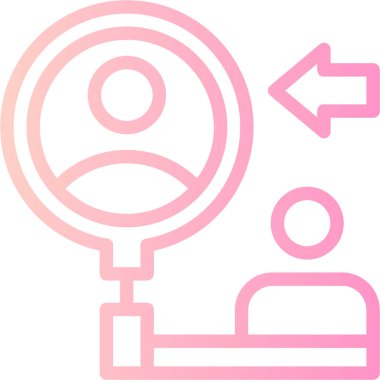 navigasyon haritası yön simgesi ana hat biçiminde