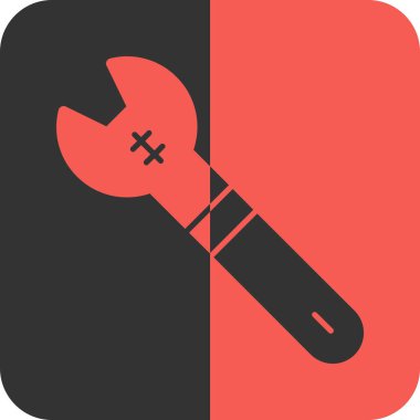 çekiç ve anahtar simgesi