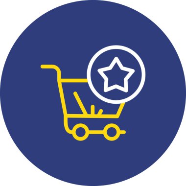 Sepet ikonu vektör illüstrasyonu