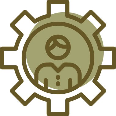 Ayarlar. Web simgesi vektör illüstrasyonu