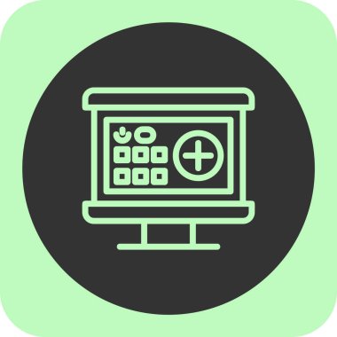 hesap makinesi simgesi, vektör illüstrasyonu