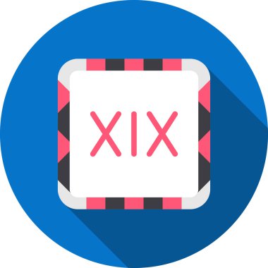 Tek izole edilmiş simgenin vektör illüstrasyonu