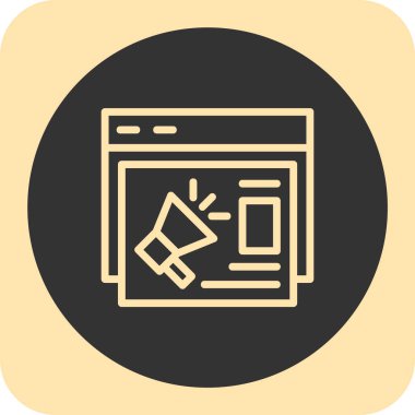 seo modern simgesinin vektör illüstrasyonu