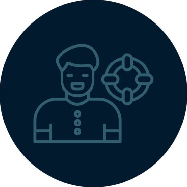 İnsan simgesinin vektör illüstrasyonu