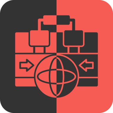 Vektör illüstrasyonu, seo modern simge