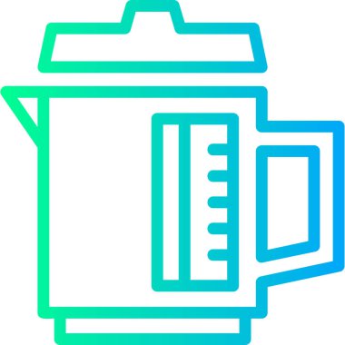 İç bakalım. Web simgesi basit illüstrasyon