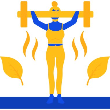 Yoga yapan bir adam..