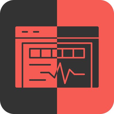 Web geliştirme simgesi vektör illüstrasyonu