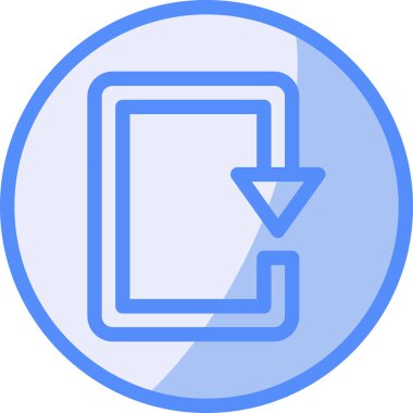 ok simgesi vektör illüstrasyonu