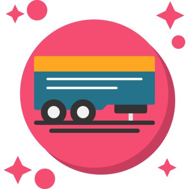 Uzun gölgeli otobüs düz simgesi, 10 Pound