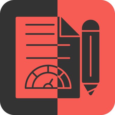 belge simgesi, vektör çizimi