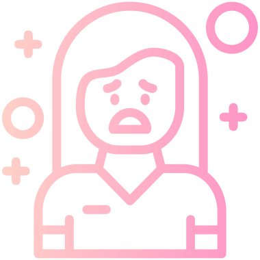 avatar kadın simgesi ana hatlarıyla