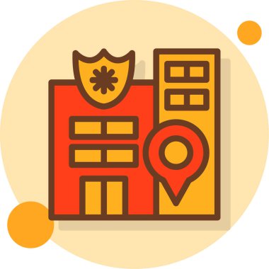 konum. Web simgesi basit illüstrasyon