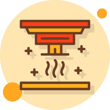 Kahve. Web simgesi basit illüstrasyon