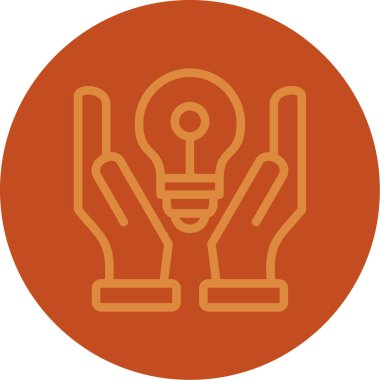 ampul simgesi vektör illüstrasyonu