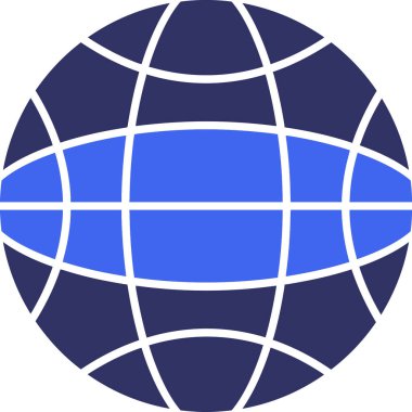 dünya simgesi, vektör illüstrasyonu