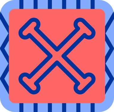 Bir haçın vektör illüstrasyonu