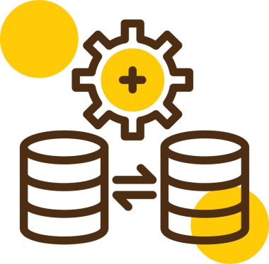 iş yönetimi simgesi, vektör illüstrasyonu