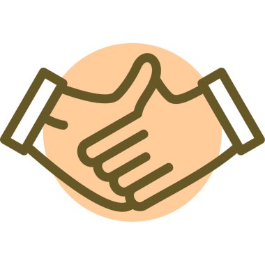 Başparmak yukarı simgesi. Web ve uygulama için taslak çizim vektör işareti sembolü