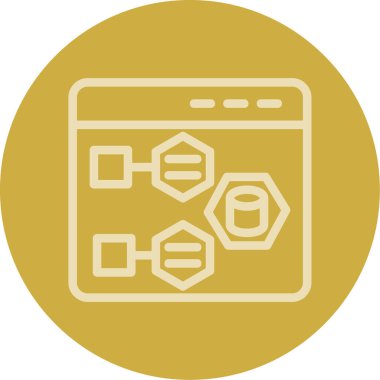 seo modern simgesinin vektör illüstrasyonu