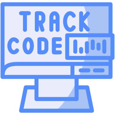 kod kodlama modern simgesi, vektör illüstrasyonu