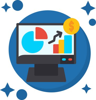 Veri analizi vektör illüstrasyonu