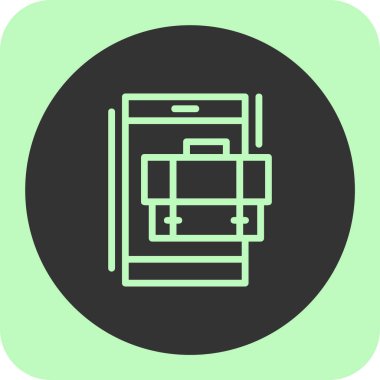 vektör lcd simgesi illüstrasyonu