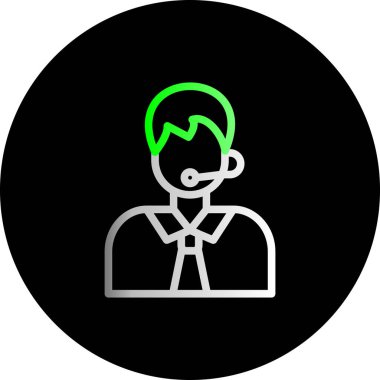 Resim avatar simgesi düz illüstrasyon