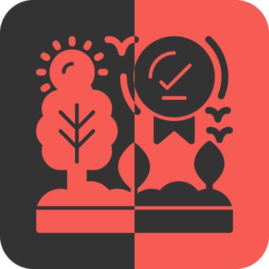 Tek izole çiçek simgesinin vektör illüstrasyonu