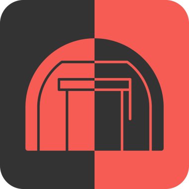 Modern simge yapısal eksikliğinin vektör çizimi