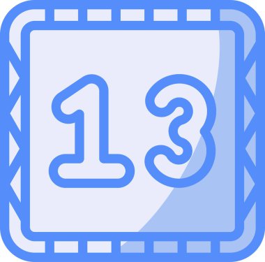 bir numaralı vektör simgesi modern basit tasarım illüstrasyonu