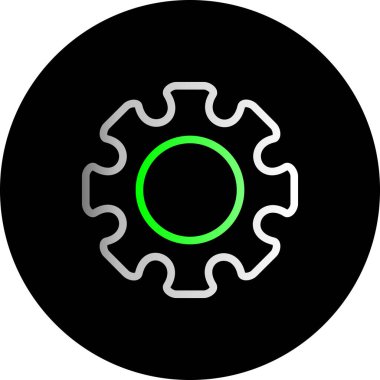 Vites vektör simgesi. Bu düz yuvarlak kare düğme siyah ve gri renkler kullanır ve beyaz bir arkaplanda izole edilir