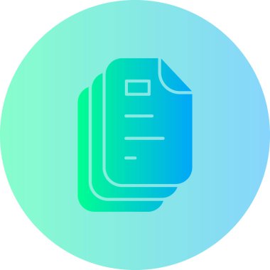 Dosya. Web simgesi basit illüstrasyon