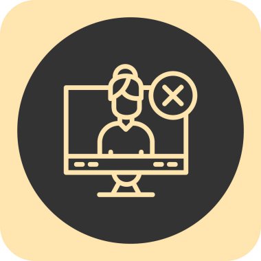 Bilgisayar. Web simgesi basit illüstrasyon