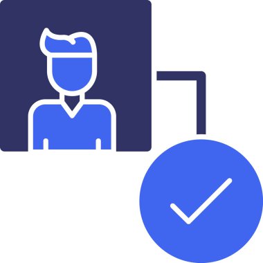 Modern bir simgenin vektör illüstrasyonu