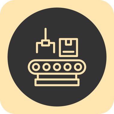 Robotik Kol simgesinin vektör çizimi