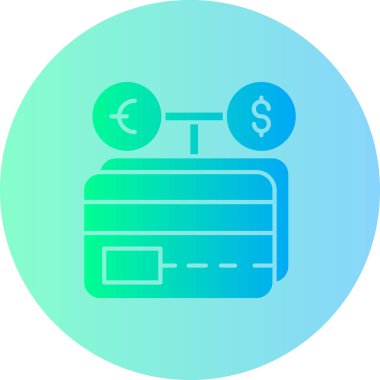 Para için. Web simgesi basit illüstrasyon