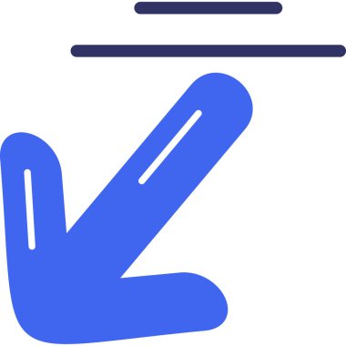 Ok. Web simgesi basit illüstrasyon