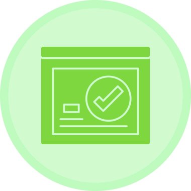 işaretleme simgesi, modern tasarım illüstrasyonu