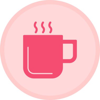 Bardak. Web simgesi basit illüstrasyon